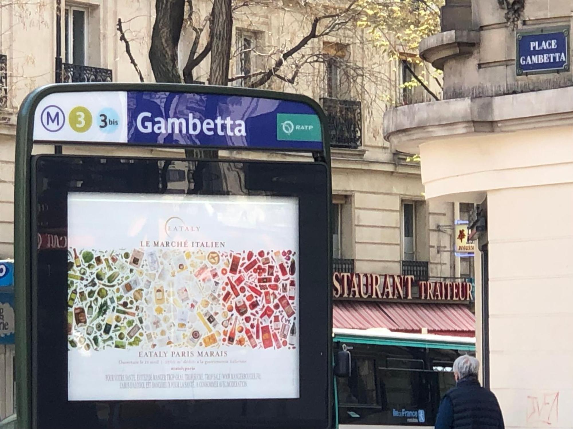 Metro Gambetta Daire Paris Dış mekan fotoğraf